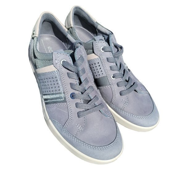 ECCO mens Size 40 Grey Collin‎ 2.0 Lace Sneakers - Picture 3 of 9